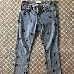 Current/Elliott printed jeans - size 26
